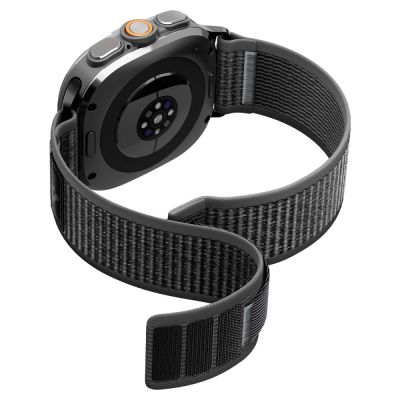 4. Spigen Athlex Air Armband für Samsung Galaxy Watch Ultra 47 mm – Schwarz und Grau