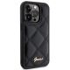 4. Guess Quilted Metal Logo Hülle für iPhone 15 Pro Max – Schwarz