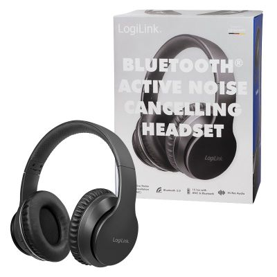 9. LogiLink BT0053 Kopfhörer/Headset Kabelloses Kopfband Musik Bluetooth Schwarz