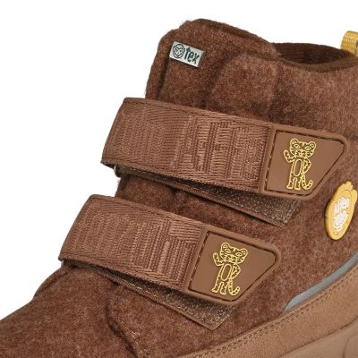 8. Affenzahn Comfy Tiger Barfuß-Winterstiefel aus recycelter Wolle (01250-70003)