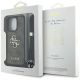 7. Guess 4G Big Logo Cord Stap Crossbody Case für iPhone 16 Pro Braun