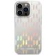 2. Karl Lagerfeld Monogram Iridescent Hülle für iPhone 14 Pro – Silber