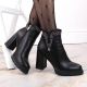 3. Filippo W PAW495 isolierte Stiefeletten mit Nieten, schwarz
