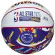 4. Wilson 2025 NBA All Star Miniball Basketball WZ3020201XB