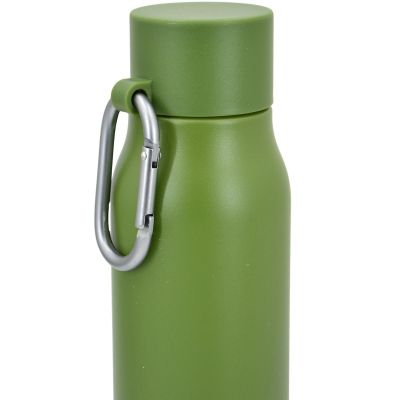 3. THERMOFLASCHE 550 ML MIT KARABINERHAKEN, GRÜN, STAMINA
