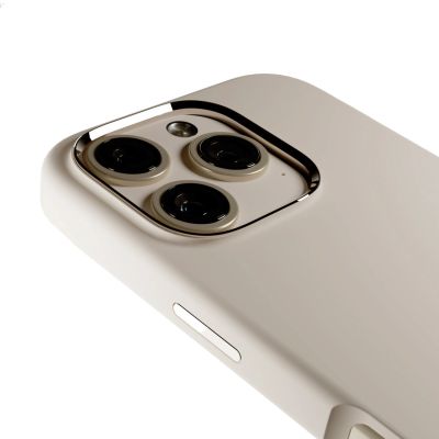 5. Puro Icon Mag Pro MagSafe Silikonhülle für iPhone 16 Pro – Beige