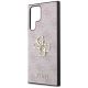 6. Guess 4G Big Metal Logo Hülle für Samsung Galaxy S24 Ultra - Pink