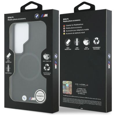 8. BMW M Metal Logo MagSafe Hülle für Samsung Galaxy S26 Ultra - Schwarz