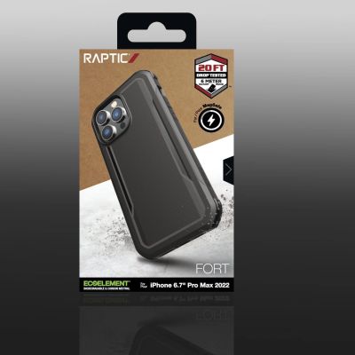 5. Raptic X-Doria Fort Case iPhone 14 Pro Max mit MagSafe Panzerhülle schwarz