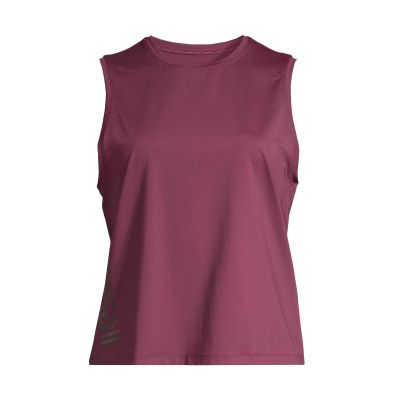 5. CASALL Damen-Tanktop mit Grafikmuster, Burgunderrot