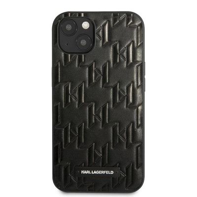 2. Karl Lagerfeld KLHCP13SMNMP1K iPhone 13 mini 5,4" Hardcase schwarz / schwarzes Monogram Plaque