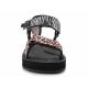 7. D. Franklin Forest High Strips Animal Print W Sandalen DFSH404002-ABLA