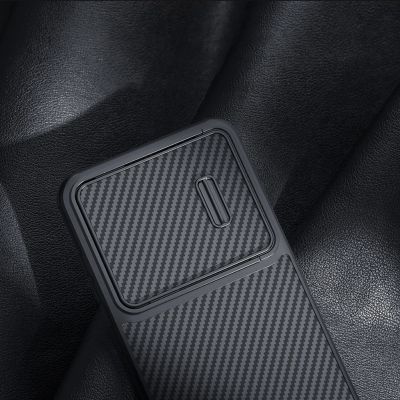 11. Nillkin Synthetic Fiber S Case für Samsung Galaxy S23, Kameraabdeckung, schwarz