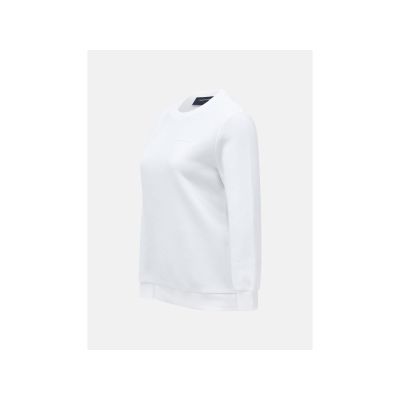2. Peak Performance Damen-Sweatshirt mit kleinem Logo, Weiß