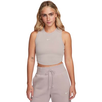 Nike Sportswear Chill Knit Damen-T-Shirt Beige FB8279 019