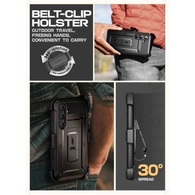 7. Supcase Unicorn Beetle Pro Hülle für Samsung Galaxy S25 FE - Schwarz