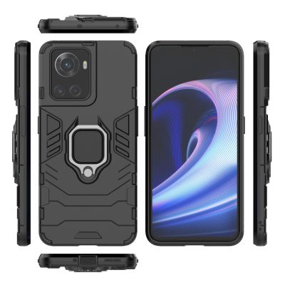 5. Ring Armor gepanzerte Hybrid-Hülle + magnetischer Halter für OnePlus Ace schwarz