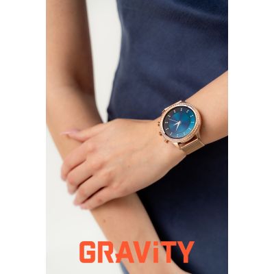 2. Smartwatch Gravity Roségold Armband und Armband GT5-7
