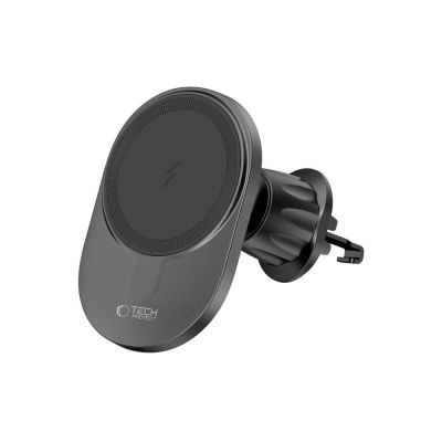 7. Tech-Protect MM15W-V1 Autotelefonhalter mit MagSafe 15W Induktionsladegerät für Lüftungsschlitze – Schwarz