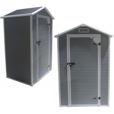 8. Gartengerätehaus aus PVC, 133,5 x 103 x 202 cm