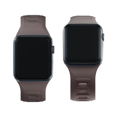 4. 3mk Silikon- Watch für Apple Watch 38/40/41 mm – Dunkelgrau