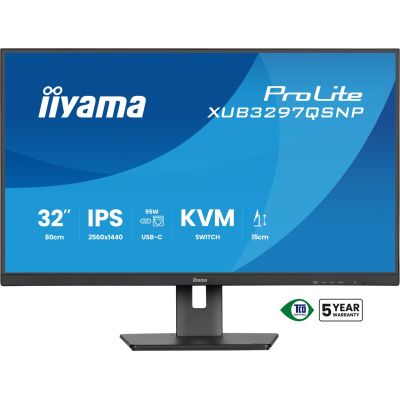 12. IIYAMA Monitor 80,0 cm (32,0") XUB3297QSNP-B1 16:9 2x HDMI+DP+USB-C