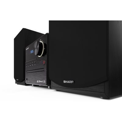 11. Sharp XL-B517D(BK) Mikro-HiFi-System, CD/FM/USB/Bluetooth v5.0, Aux-Eingang, 45 W, Schwarz | Sharp | Mikro-HiFi-System | XL-B517D(BK) | USB-Anschluss | Aux-Eingang | Bluetooth-Konnektivität | CD-Player | Schwarz | FM-Radio | Drahtlose Verbindung