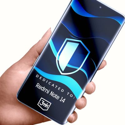6. 3mk FlexibleGlass™ Hybridglas auf dem Xiaomi Redmi Note 14 4G