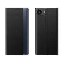 Neue Schutzhülle mit Klappe und Ständer für iPhone 16e / 17e – Schwarz