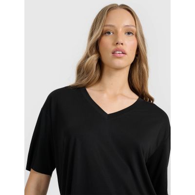 4. Oversize-T-Shirt für Damen aus Modal 4F 4FRAW25TTSHF3283-21S