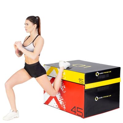 13. Set mit vier HMS Premium Plyometrie-Boxen PYBS01
