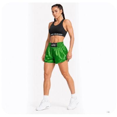 3. Damen-Thai-Shorts PASTEL GREEN COMBATWEAR | DBX Bushido