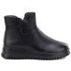 2. Bequeme Damen-Ankle-Boots mit Keilabsatz, schwarz, Potocki PT16396