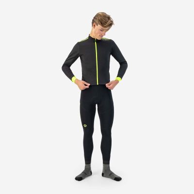 3. Rogelli Langarmshirt CORE schwarz-fluoreszierend 5XL