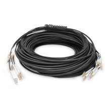 Digitus werkseitig konfektioniertes universelles Glasfaser-Breakout-Kabel, Multimode OM4, 8 Fasern, LC/UPC - LC/UPC