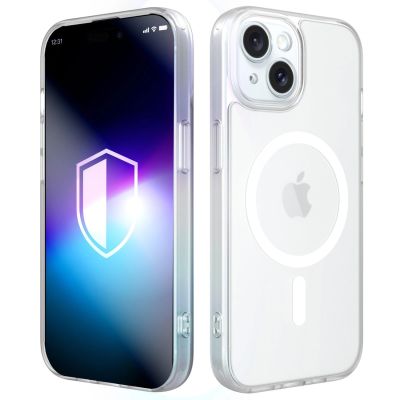 3mk Misty MagCase für iPhone 15 - weiß