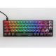 4. Ducky One 3 Aura Black SF Gaming-Tastatur, RGB-LED - MX-Speed-Silber