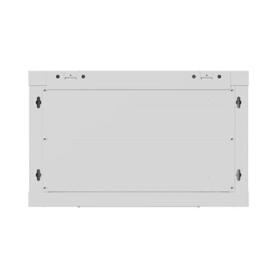 9. LANBERG Wandregalschrank 19" 6U 600x600 GRAU PERFORATIONSTÜR (BAUFLAUF)