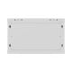 9. LANBERG Wandregalschrank 19" 6U 600x600 GRAU PERFORATIONSTÜR (BAUFLAUF)