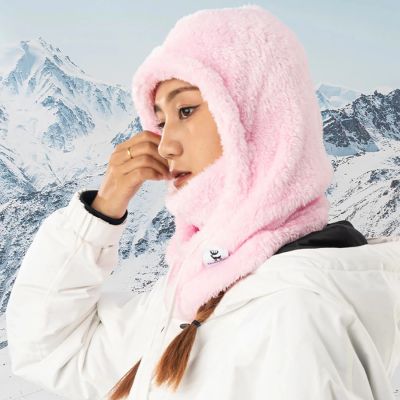 2. Qunature Arctic Velvet Ski-Sturmhaube Größe M – Pink