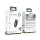 7. Acefast B15 65W USB-A + USB-C Kfz-Ladegerät – Grau