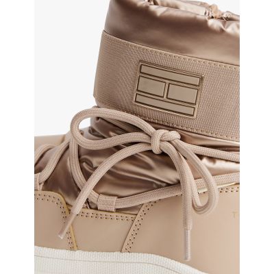 6. Tommy Hilfiger Damen-Schneestiefel T3A5-34052-1474591 Bronze