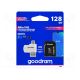 2. GoodRam All-in-One M1A4-1280R12 Speicherkarte mit Adapter und Kartenleser (128 GB; Klasse 10; Adapter, MicroSDHC-Kartenleser, Speicherkarte)