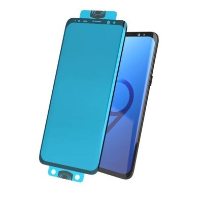 12. 3D Edge Nano Flexi Glass Hybride Flexibel Hartglas mit Rahmen für Samsung Galaxy S21+ 5G (S21 Plus 5G) schwarz