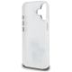 7. Karl Lagerfeld IML Aquarelle Karl & Choupette & Logo iPhone 16 Hülle - Weiß