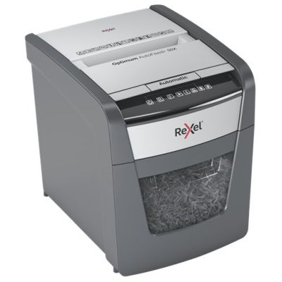 3. Rexel Optimum AutoFeed+ 50X Aktenvernichter (P-4), 50 Blatt, 20-Liter-Auffangbehälter