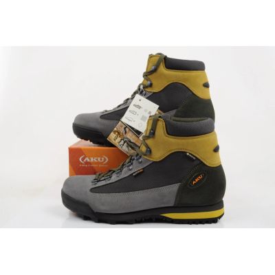 10. Aku Slope GTX Herren-Lederstiefeletten, Grau/Gelb