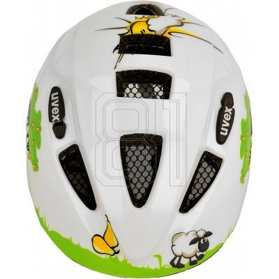 2. Uvex Kid 2 Kids cycling helmet white-green