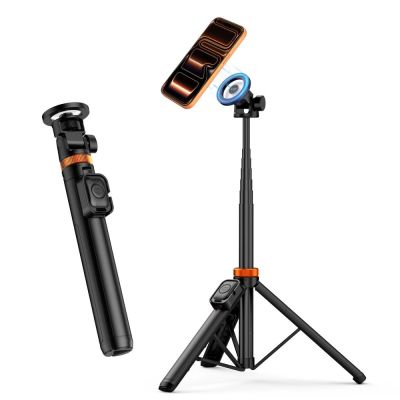 3. Tech-Protect L03S MagSafe Bluetooth-Selfie-Stick-Stativ – Schwarz