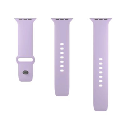 5. Puro Icon Silikonarmband für Apple Watch 42 / 44 / 45 / 49 mm - Lavendel (2 Stk.)